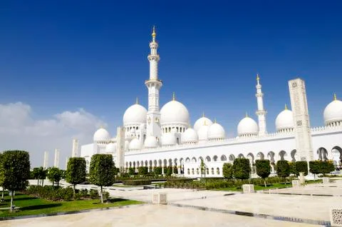 White mosque Stock Photos