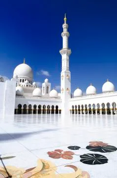 White mosque Foto stock