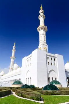 White mosque Foto stock