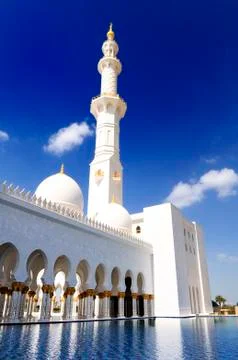 White mosque Foto stock