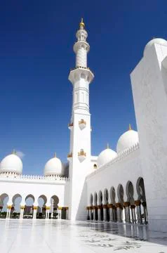 White mosque Foto stock
