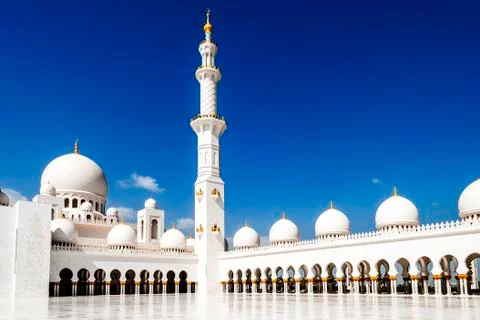 White mosque Foto stock