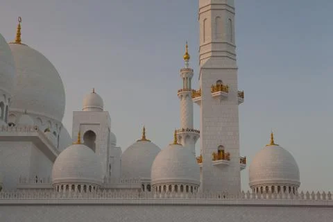 The white mosque Stock Photos