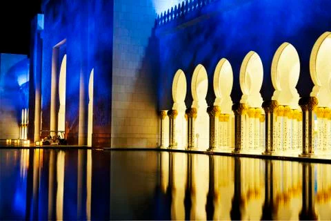 White mosque Foto stock