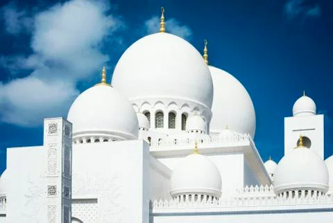 White mosque Stock Photos