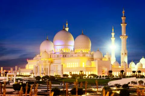 White mosque Stock Photos