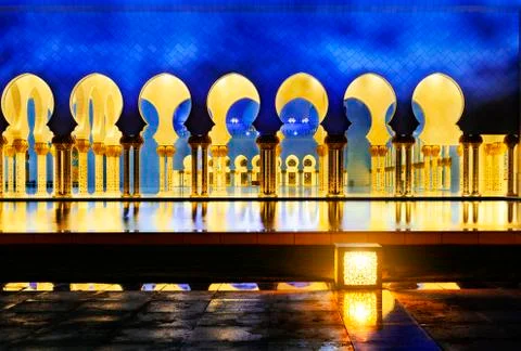 White mosque Stock Photos