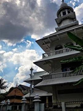 White Mosque 스톡 사진