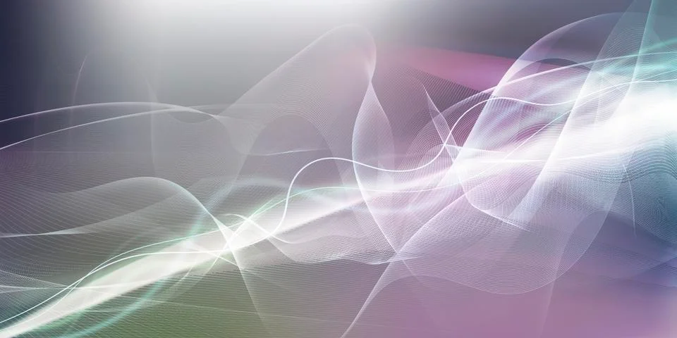 White motion lines background Stock Illustration
