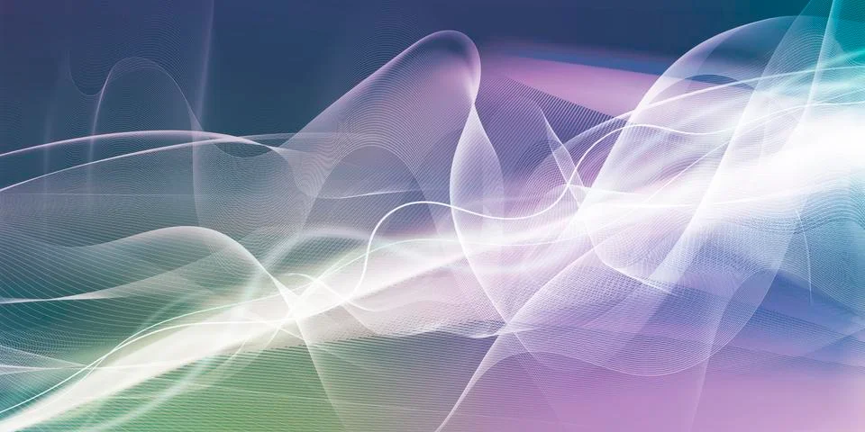 White motion lines background Stock Illustration
