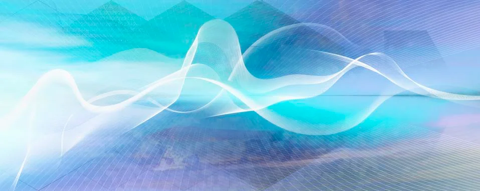 White motion lines background Stock Illustration