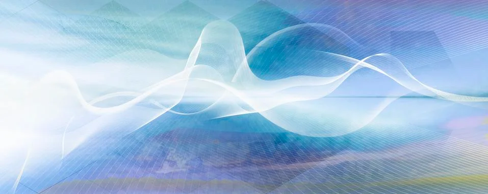 White motion lines background Stock Illustration