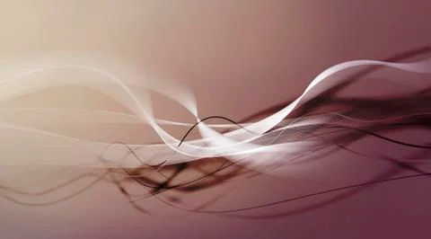 White motion lines on light orange gray background Stock Illustration