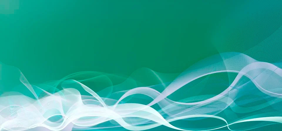 White motion lines on teal background Stock Illustration