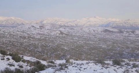 White Mountain in the Desert Stock-Footage 105442965