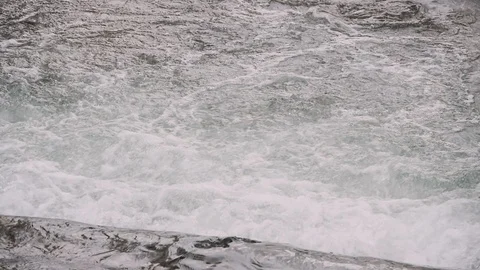 White Mountain Stream Water Falling Down Stock Footage 103058231