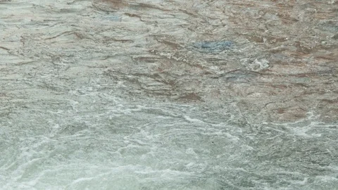 White Mountain Stream Water Falling Down Stock Footage 105074690