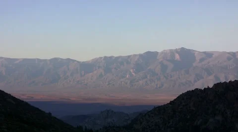 White Mountain sunset (timelapse) Stock Footage 28596470