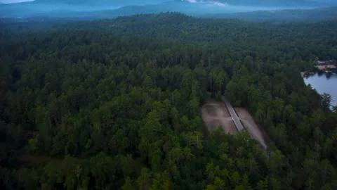 White Mountains Aerial Stock Footage 306150413