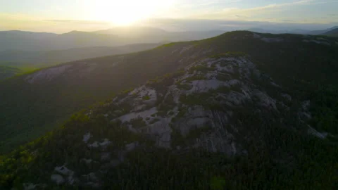 White Mountains Drone Pull Away! 動画素材 155651481