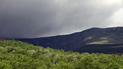 White Mountains NH Time-Lapse Stock Footage 107073585