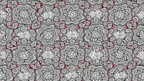 White moving pattern vintage composition Stock Footage 83992293