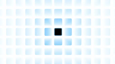 White Moving Squares Pattern (30fps) Stock Footage 35840980