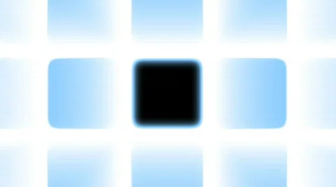 White Moving Squares Pattern, Close (24fps) Stock Footage 201686