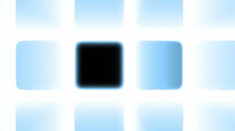 White Moving Squares Pattern, Close (25fps) Stock Footage 35839875