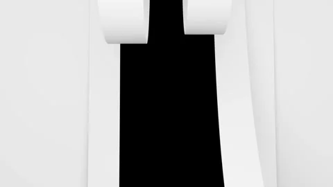 White moving texture of lines that bend. Stock Footage 271614592