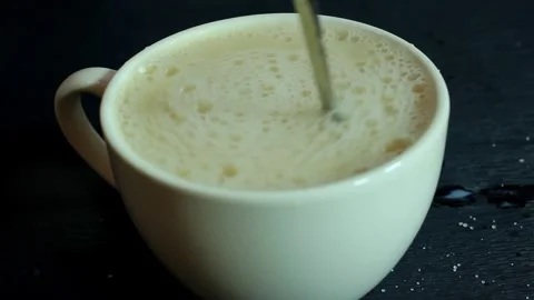 The white mug is close. Coffee mug. Stock Footage 300488776