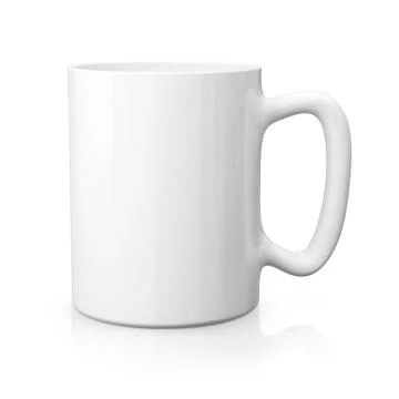 White Mug Illustrazione stock