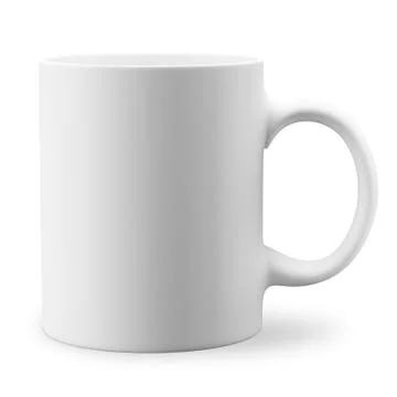 White mug Stock Illustration
