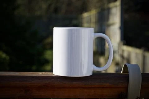 White mug mockup Foto stock
