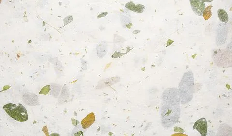 White Mulberry Paper with leaf texture background, Handmade paper horizonta.. Stock Photos