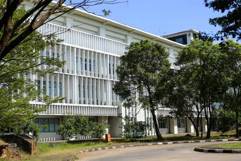 White multi-storey campus building during the day Фото