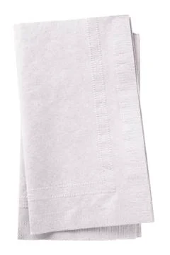 White napkins Stock Photos