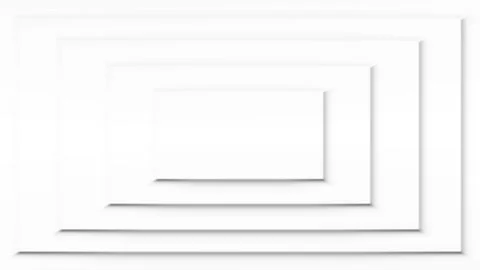 White neomorphic rectangle background animation with smooth ripple motion. Stock Footage 322197195