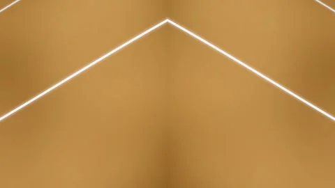 White Neon Light on Brown Background. Video stock 328505662
