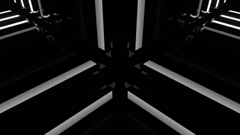 White Neon Moving Effect Background VJ Loop in 4K Stock Footage 270072728