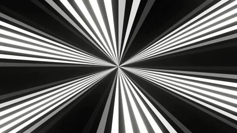 White Neon Rays Background VJ Loop in 4K Stock Footage 281443575
