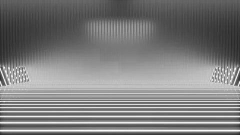 White neon room Illustrazione stock