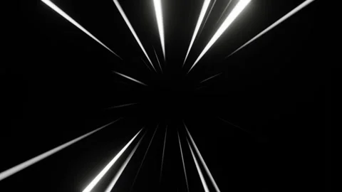 White Neon Seamless Lines Movement Background VJ Loop in 4K Video stock 310958080