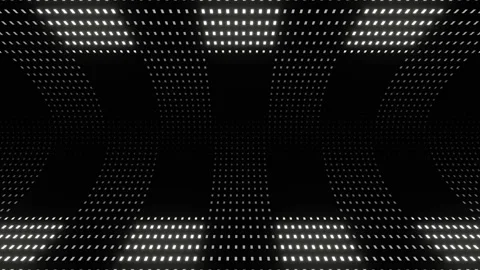 White Neon Square Curves Background VJ Loop in 4K Stock Footage 342408609