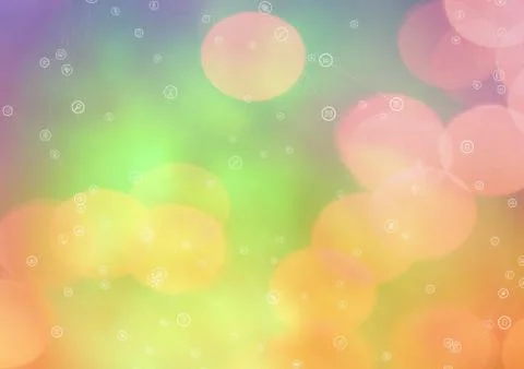 White network against multi-coloured bokeh Stock Photos
