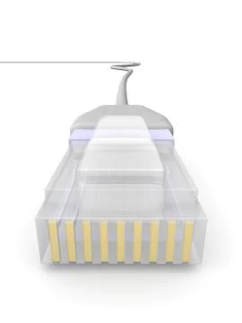 White network cable. Stock Illustration