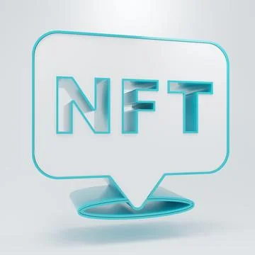White NFT Digital crypto art icon isolated on grey background. Non fungible.. Stock Illustration