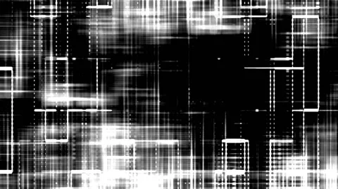 White Noise Grid on Black Background Stock Footage 62422567