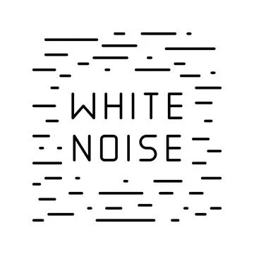 White noise line icon vector illustration Stock Illustration