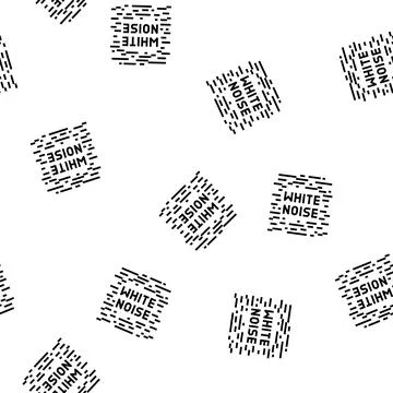 White noise vector seamless pattern イラスト素材